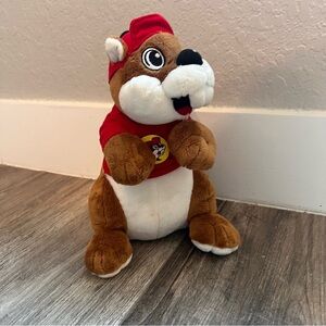 BUC-EES Plush Bucky The Beaver Toy  With Shirt  Red Shirt And Cap  By Jagg